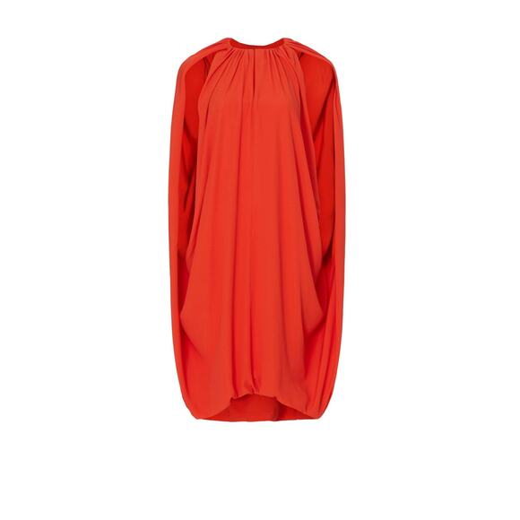Atlein Red Cape Dress Size Medium - Picture 10 of 10